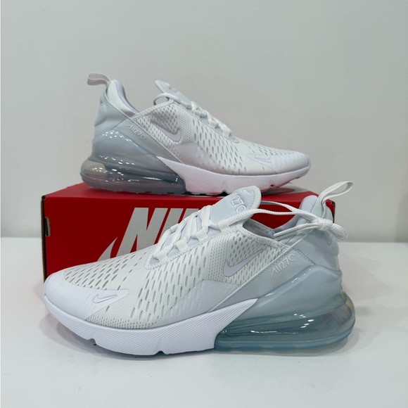 Nike Shoes - Nike Air Max 270 White 943345-103 Running Shoes Size 7y Youth Woman Size 8.5
